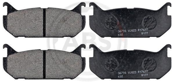 Set placute frana,frana disc puntea spate (36796 ABS) FORD USA,MAZDA