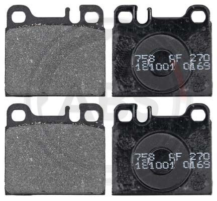 Set placute frana,frana disc puntea spate (36810 ABS) MERCEDES-BENZ
