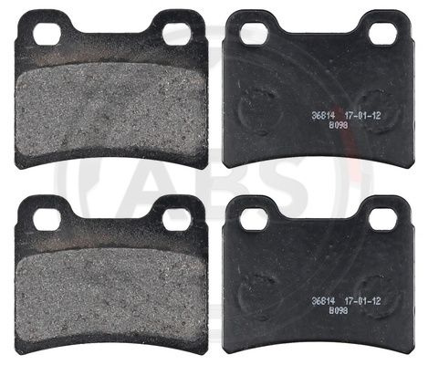 Set placute frana,frana disc puntea spate (36814 ABS) FORD,KIA