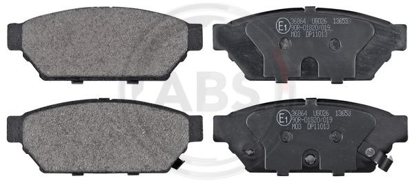 Set placute frana,frana disc puntea spate (36864 ABS) MITSUBISHI,PROTON