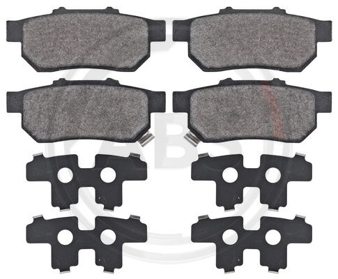 Set placute frana,frana disc puntea spate (36870 ABS) HONDA