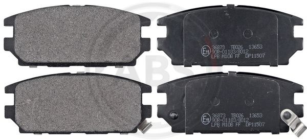Set placute frana,frana disc puntea spate (36873 ABS) DODGE,MITSUBISHI