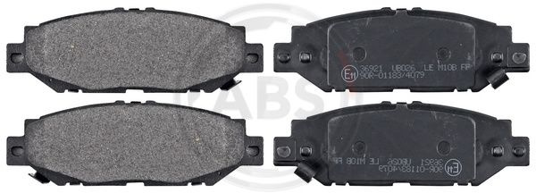 Set placute frana,frana disc puntea spate (36921 ABS) LEXUS,TOYOTA