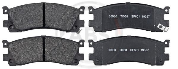 Set placute frana,frana disc puntea spate (36930 ABS) MAZDA