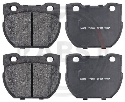 Set placute frana,frana disc puntea spate (36939 ABS) LAND ROVER