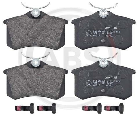 Set placute frana,frana disc puntea spate (36994 ABS) LANCIA,LOTUS