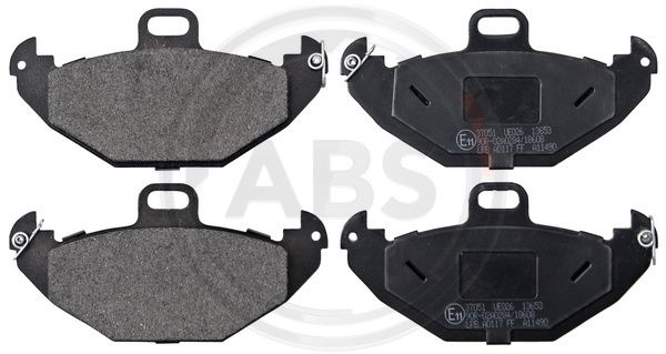Set placute frana,frana disc puntea spate (37051 ABS) RENAULT