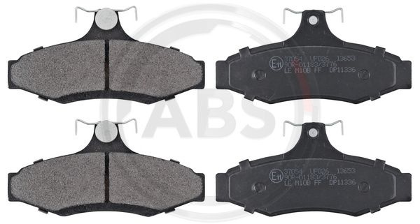 Set placute frana,frana disc puntea spate (37054 ABS) CHEVROLET,DAEWOO