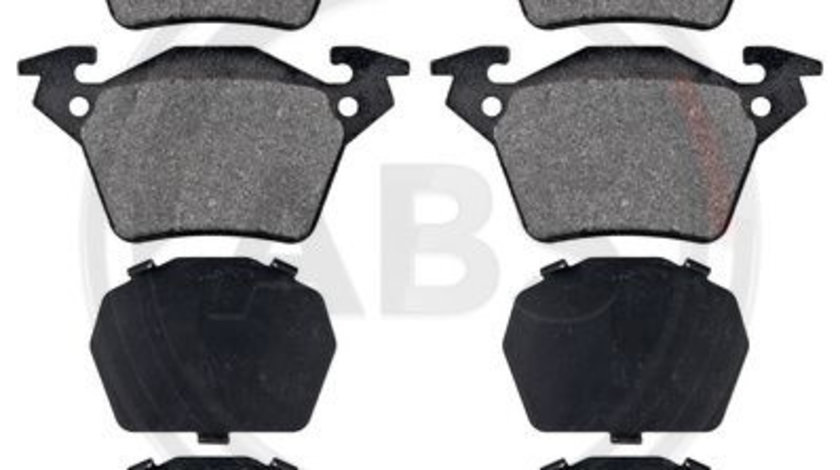 Set placute frana,frana disc puntea spate (37104 ABS) MERCEDES-BENZ