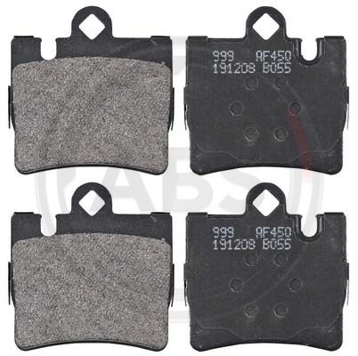 Set placute frana,frana disc puntea spate (37150 ABS) MERCEDES-BENZ