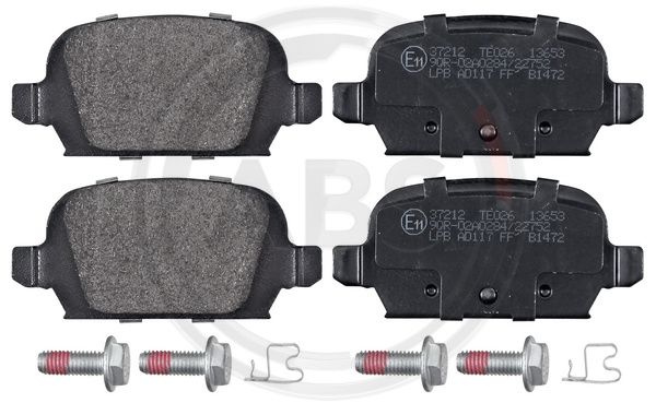 Set placute frana,frana disc puntea spate (37212 ABS) OPEL,VAUXHALL
