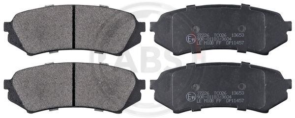 Set placute frana,frana disc puntea spate (37226 ABS) LEXUS,TOYOTA