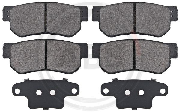 Set placute frana,frana disc puntea spate (37247 ABS) HYUNDAI,KIA