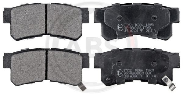 Set placute frana,frana disc puntea spate (37252 ABS) HYUNDAI