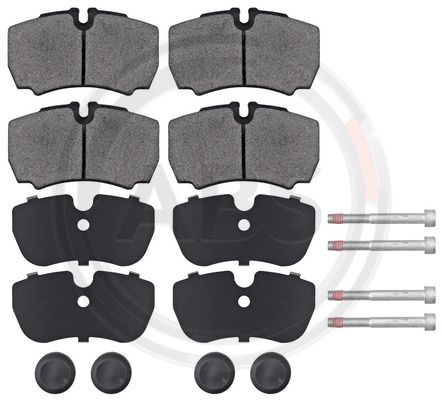 Set placute frana,frana disc puntea spate (37298 ABS) FORD,IVECO