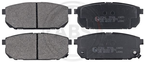 Set placute frana,frana disc puntea spate (37362 ABS) KIA