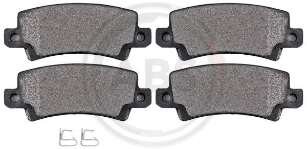 Set placute frana,frana disc puntea spate (37406 ABS) TOYOTA