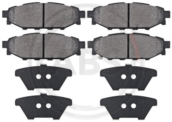 Set placute frana,frana disc puntea spate (37499 ABS) SUBARU,TOYOTA