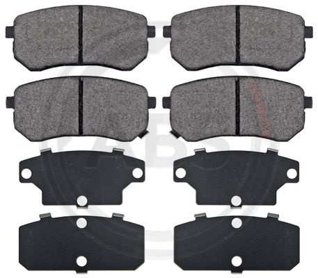 Set placute frana,frana disc puntea spate (37515 ABS) HYUNDAI,KIA