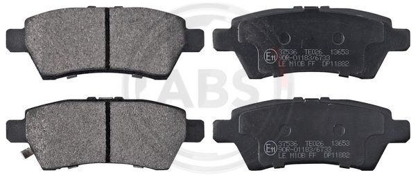 Set placute frana,frana disc puntea spate (37536 ABS) NISSAN
