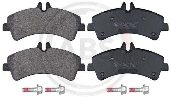 Set placute frana,frana disc puntea spate (37554 ABS) MERCEDES-BENZ,VW