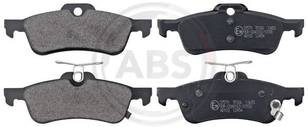 Set placute frana,frana disc puntea spate (37579 ABS) DAIHATSU,TOYOTA