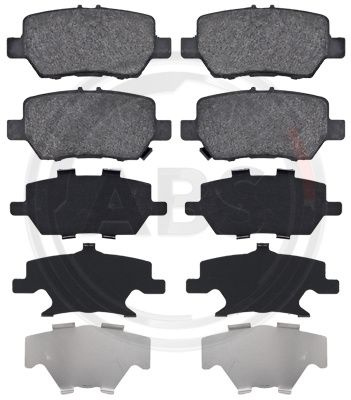 Set placute frana,frana disc puntea spate (37601 ABS) ACURA,HONDA