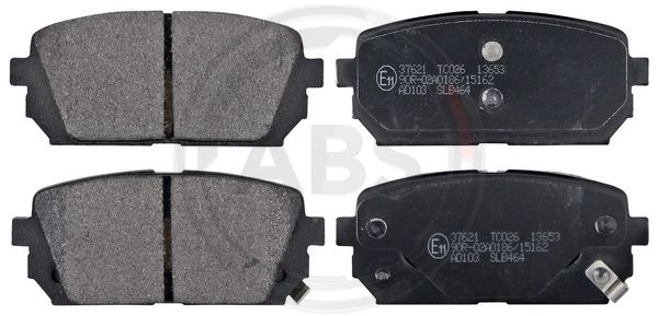 Set placute frana,frana disc puntea spate (37621 ABS) KIA