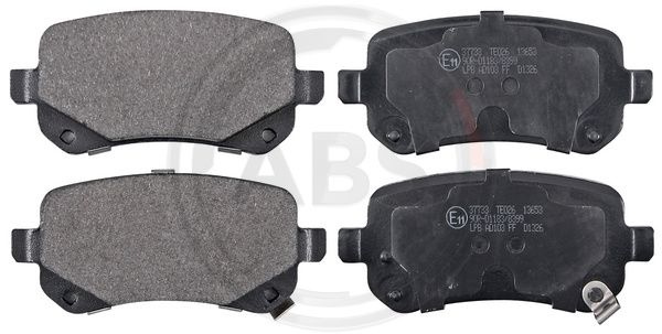 Set placute frana,frana disc puntea spate (37733 ABS) CHRYSLER,DODGE,FIAT