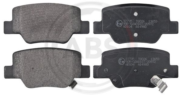 Set placute frana,frana disc puntea spate (37735 ABS) TOYOTA