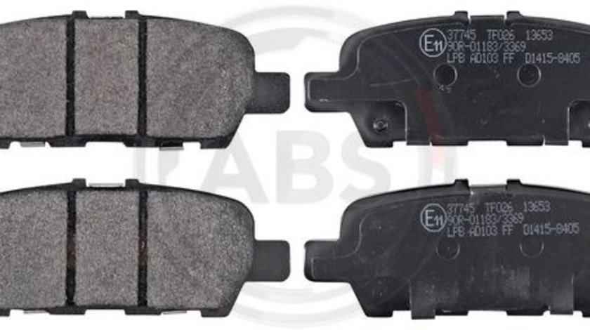 Set placute frana,frana disc puntea spate (37745 ABS) INFINITI,NISSAN,RENAULT,SUZUKI