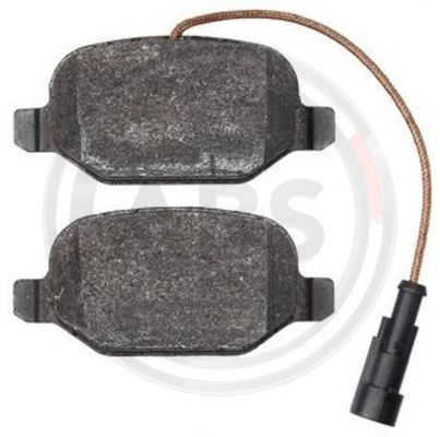 Set placute frana,frana disc puntea spate (37853 ABS) ALFA ROMEO,FIAT