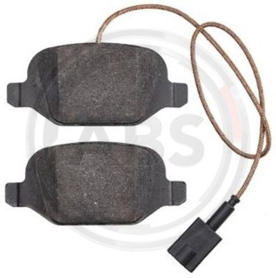 Set placute frana,frana disc puntea spate (37863 ABS) ABARTH,FIAT
