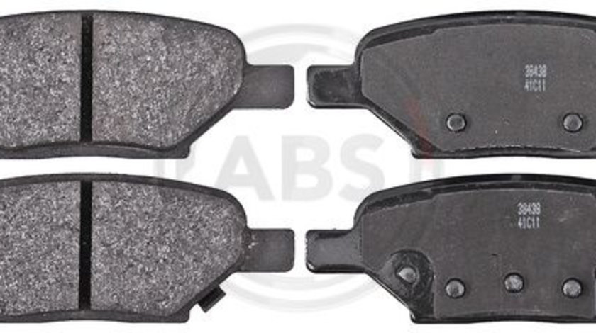 Set placute frana,frana disc puntea spate (38438 ABS) CHEVROLET