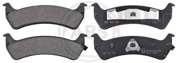 Set placute frana,frana disc puntea spate (38625 ABS) JEEP