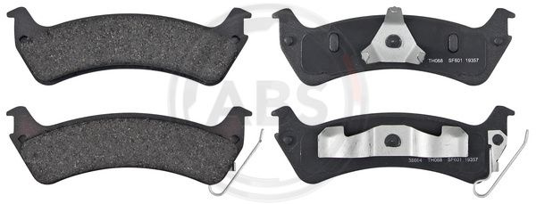 Set placute frana,frana disc puntea spate (38664 ABS) FORD USA