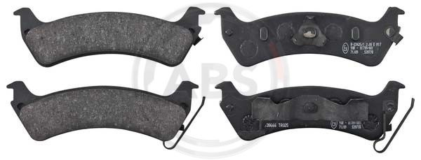 Set placute frana,frana disc puntea spate (38666 ABS) JEEP