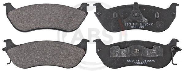 Set placute frana,frana disc puntea spate (38674 ABS) FORD USA,MERCURY