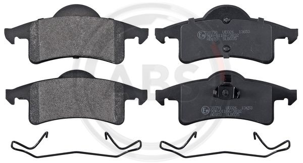 Set placute frana,frana disc puntea spate (38791 ABS) JEEP