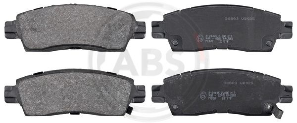 Set placute frana,frana disc puntea spate (38883 ABS) CHEVROLET,SAAB