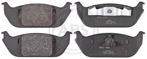 Set placute frana,frana disc puntea spate (38952 ABS) LINCOLN