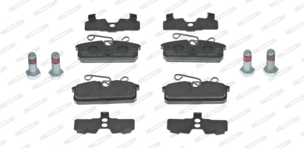 Set placute frana,frana disc puntea spate (FDB4893 FERODO PREMIER) RENAULT