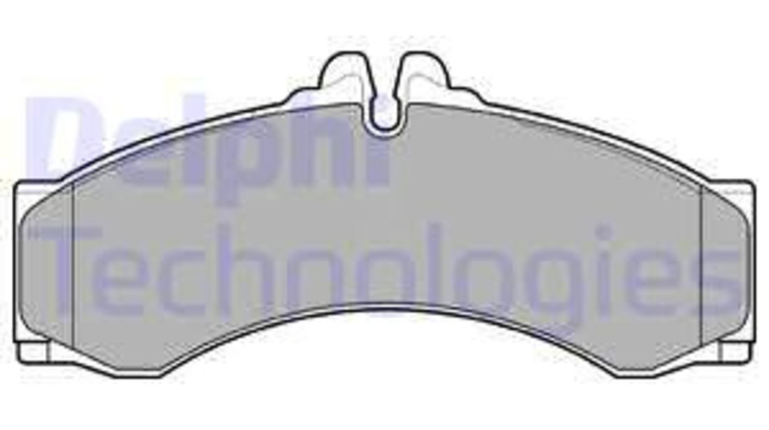 Set placute frana,frana disc puntea spate (LP1046 DELPHI) MERCEDES-BENZ,VW