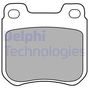 Set placute frana,frana disc puntea spate (LP1441 DELPHI) CHEVROLET,SAAB