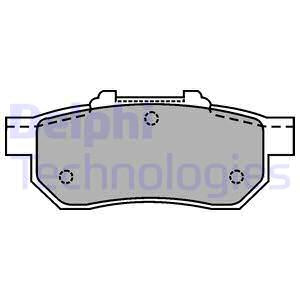 Set placute frana,frana disc puntea spate (LP1456 DELPHI) HONDA
