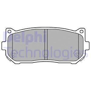 Set placute frana,frana disc puntea spate (LP1528 DELPHI) KIA