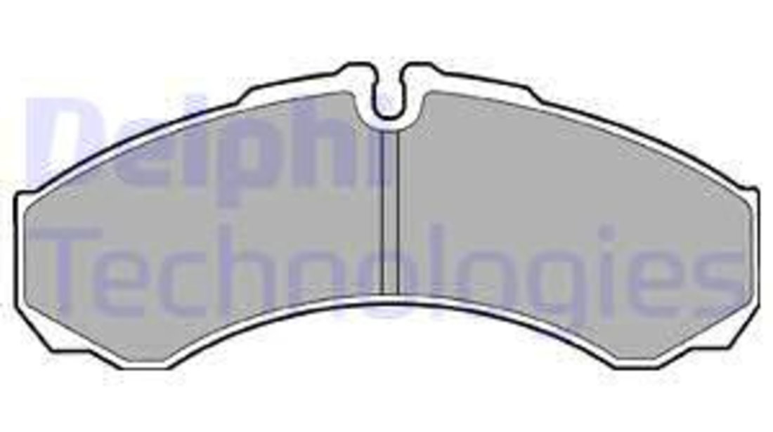 Set placute frana,frana disc puntea spate (LP1616 DELPHI) IVECO,RENAULT,RENAULT TRUCKS