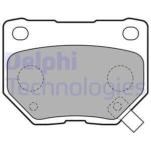 Set placute frana,frana disc puntea spate (LP1780 DELPHI) SUBARU