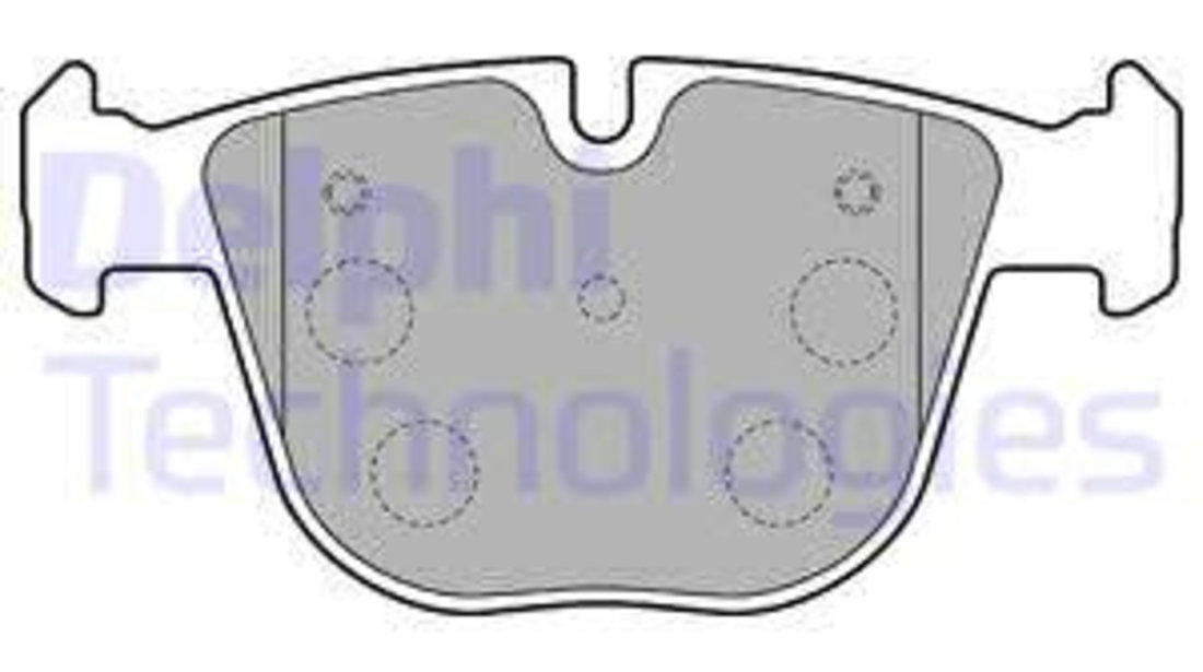 Set placute frana,frana disc puntea spate (LP1793 DELPHI) BENTLEY,BMW,BMW (BRILLIANCE),ROLLS-ROYCE