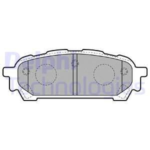 Set placute frana,frana disc puntea spate (LP1822 DELPHI) SUBARU
